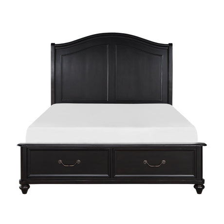 Herman Charcoal Brown California King Platform Bed - Ornate Home