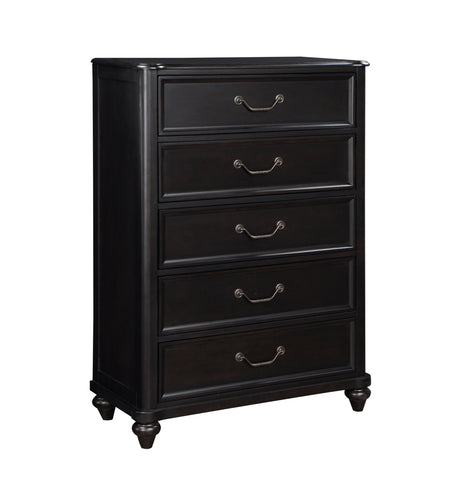 Herman Charcoal Brown Chest - Ornate Home