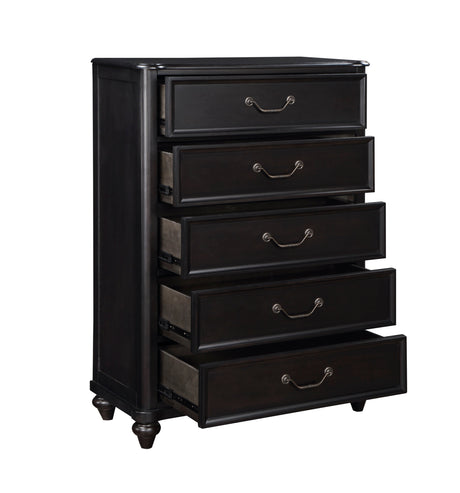 Herman Charcoal Brown Chest - Ornate Home