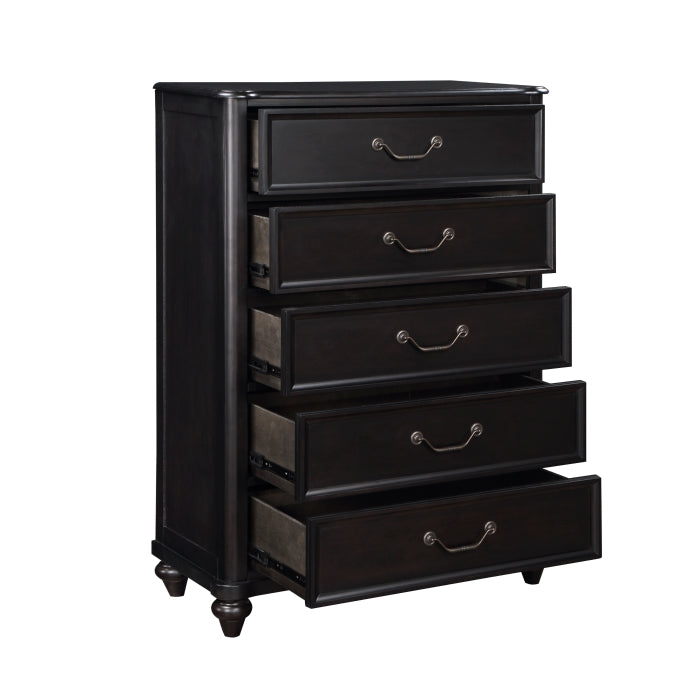 Herman Charcoal Brown Chest - Ornate Home