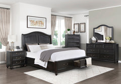 Herman Charcoal Brown Dresser Top Mirror - Ornate Home