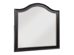 Herman Charcoal Brown Dresser Top Mirror - Ornate Home