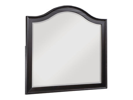 Herman Charcoal Brown Dresser Top Mirror - Ornate Home