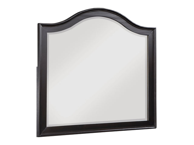 Herman Charcoal Brown Dresser Top Mirror - Ornate Home