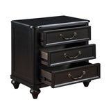 Herman Charcoal Brown Nightstand - Ornate Home