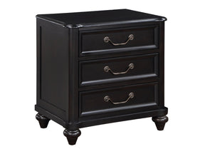 Herman Charcoal Brown Nightstand - Ornate Home