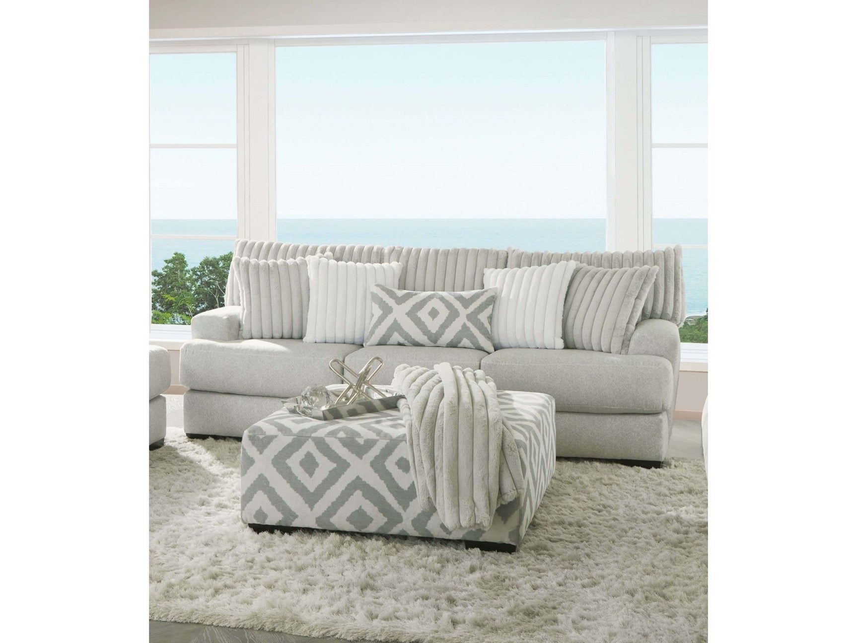 Hermilly Beige Sofa - Ornate Home