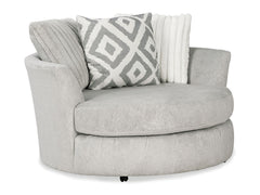Hermiston Gray Swivel Chair - Ornate Home