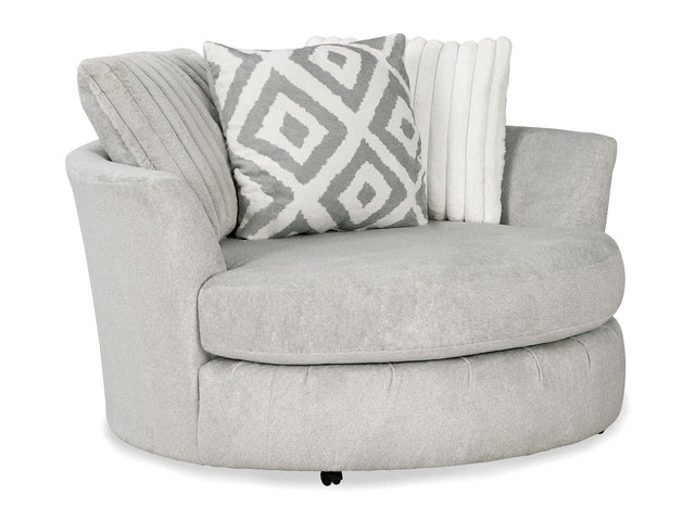 Hermiston Gray Swivel Chair - Ornate Home