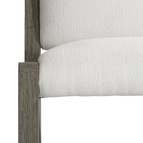 Hermosa Weathered Teak/White/Cream Outdoor Chair - Ornate Home