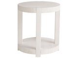 Hermosa White Sand End Table - Ornate Home