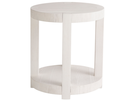 Hermosa White Sand End Table - Ornate Home