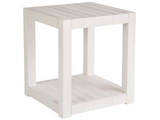 Hermosa White Sand Square End Table - Ornate Home