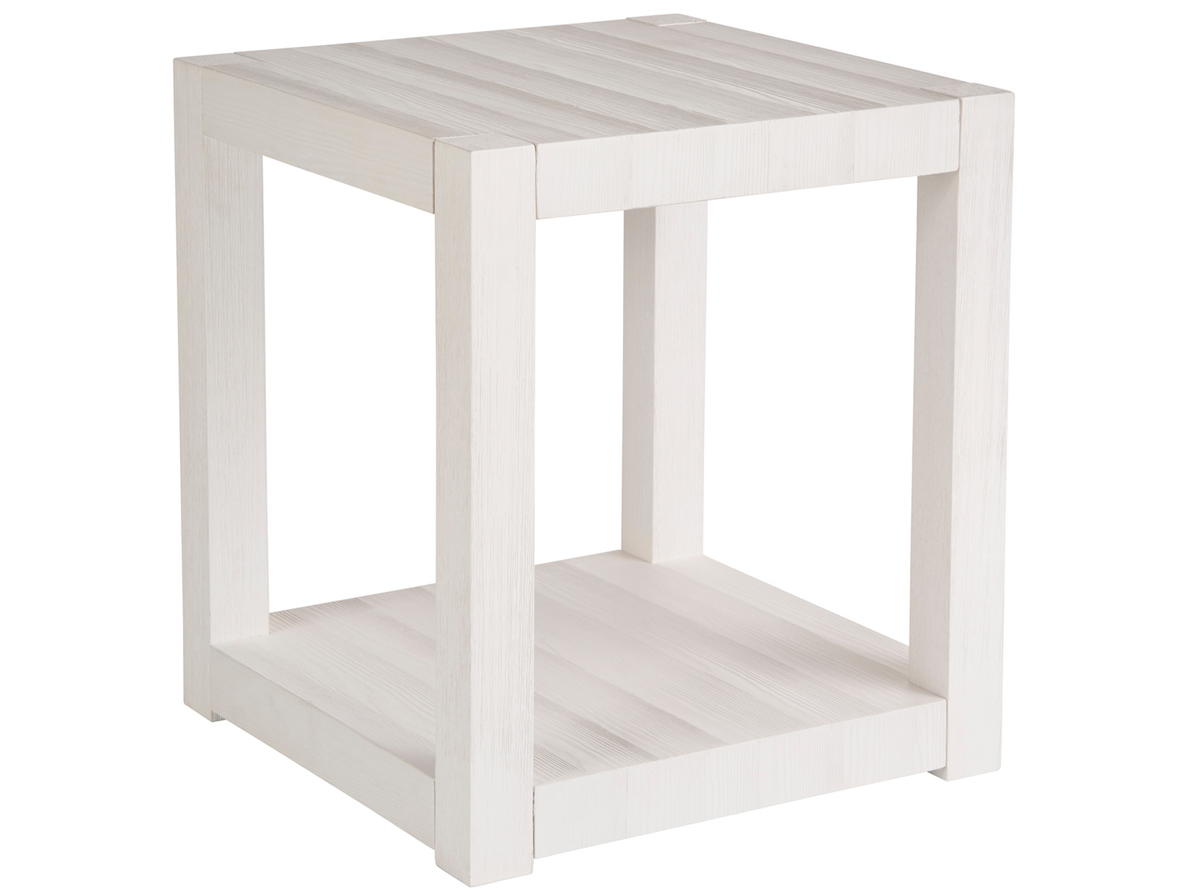 Hermosa White Sand Square End Table - Ornate Home
