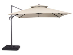 Hero Beige Square Umbrella (Base) - Ornate Home