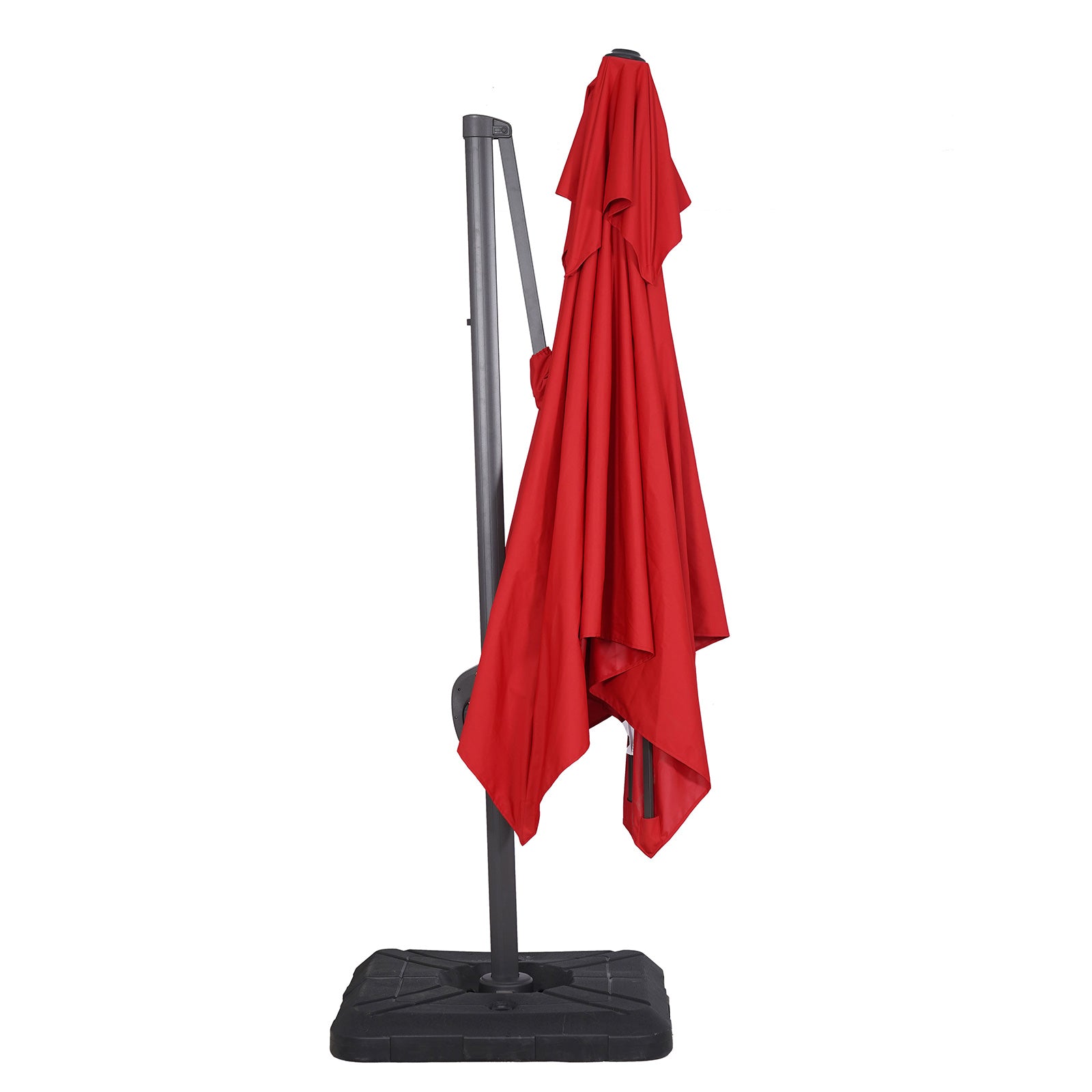 Hero Red Square Umbrella With Base - Ornate Home