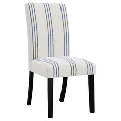Herran Beige Upholstered Dining Side Chair (Set of 2) - Ornate Home