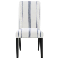 Herran Beige Upholstered Dining Side Chair (Set of 2) - Ornate Home