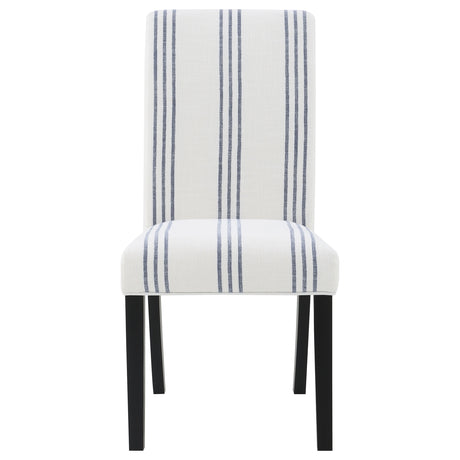 Herran Beige Upholstered Dining Side Chair (Set of 2) - Ornate Home