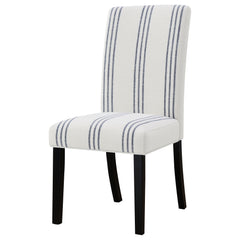 Herran Beige Upholstered Dining Side Chair (Set of 2) - Ornate Home