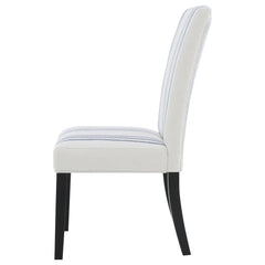 Herran Beige Upholstered Dining Side Chair (Set of 2) - Ornate Home