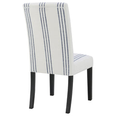 Herran Beige Upholstered Dining Side Chair (Set of 2) - Ornate Home