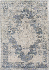 Herricks Denim Medallion Area Rug - Clearance - Ornate Home