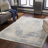 Herricks Denim Medallion Area Rug - Clearance - Ornate Home