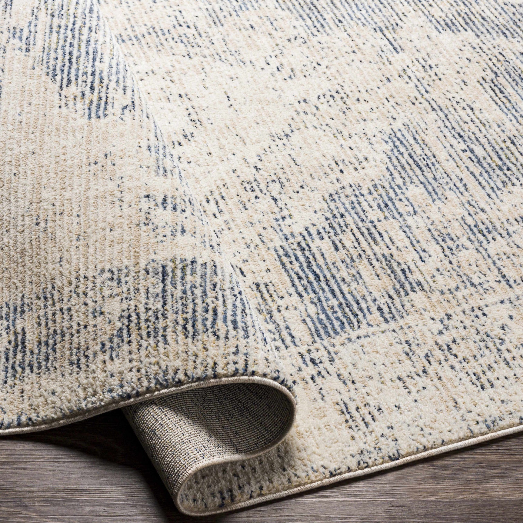 Herricks Denim Medallion Area Rug - Clearance - Ornate Home