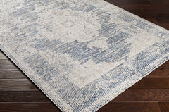 Herricks Denim Medallion Area Rug - Clearance - Ornate Home