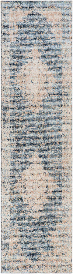 Herricks Denim Medallion Area Rug - Clearance - Ornate Home