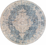 Herricks Denim Medallion Area Rug - Clearance - Ornate Home