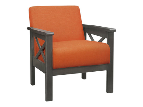 Herriman Orange Accent Chair - Ornate Home