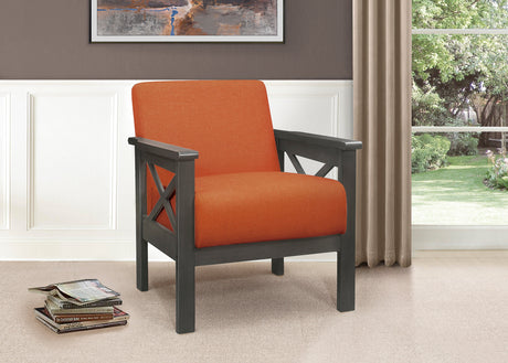 Herriman Orange Accent Chair - Ornate Home