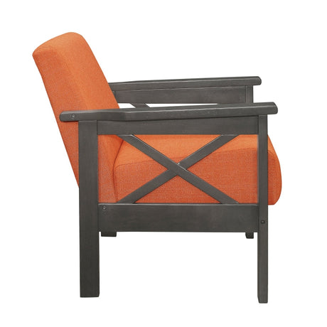 Herriman Orange Accent Chair - Ornate Home