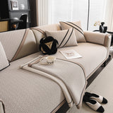 Herringbone Couch Protector for Pets, Non-Slip Washable Sectional Couch Covers - Ornate Home