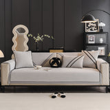 Herringbone Couch Protector for Pets, Non-Slip Washable Sectional Couch Covers - Ornate Home