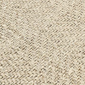 Herringbone Ivory Rug - Ornate Home