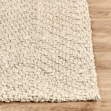 Herringbone Ivory Rug - Ornate Home
