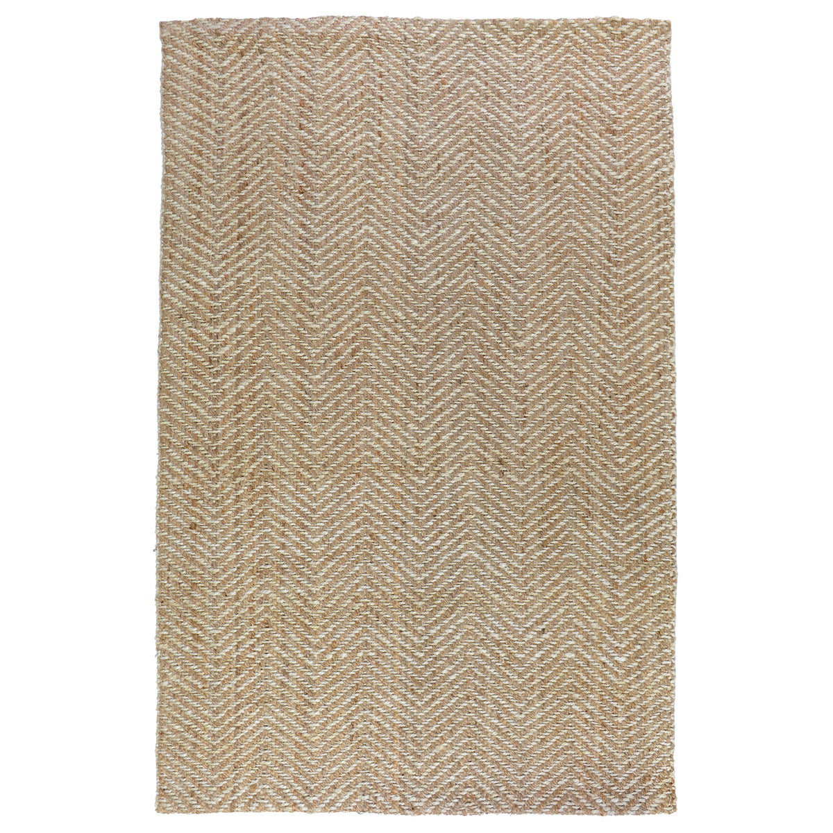 Herringbone Natural/Ivory Rug - Ornate Home