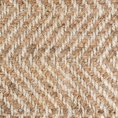 Herringbone Natural/Ivory Rug - Ornate Home