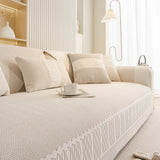 Herringbone Sofa Protector Cover, Non-Slip Couch Cover for Seat, Back & Arms - Ornate Home