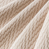 Herringbone Textured Sofa Throw Blanket, Durable Pet Friendly Modern Couch Slipcover - Ornate Home