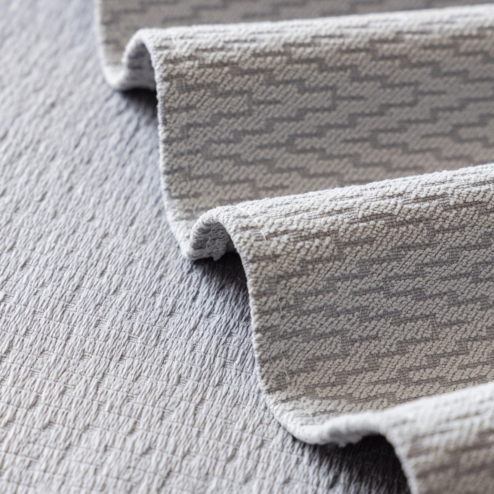 Herringbone Textured Sofa Throw Blanket, Durable Pet Friendly Modern Couch Slipcover - Ornate Home