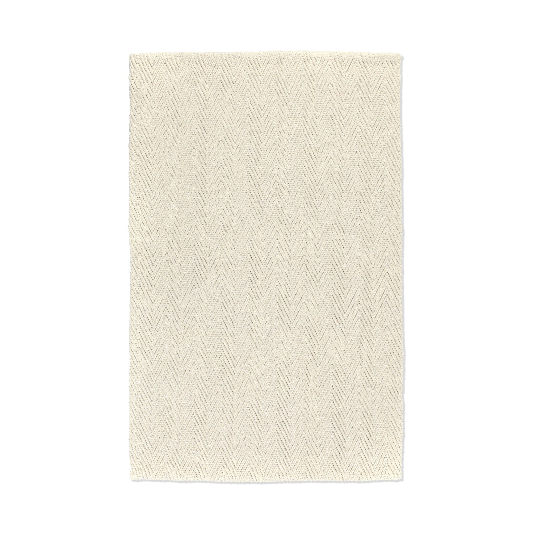 Herringbone Wool/Jute Ivory Rug - Ornate Home