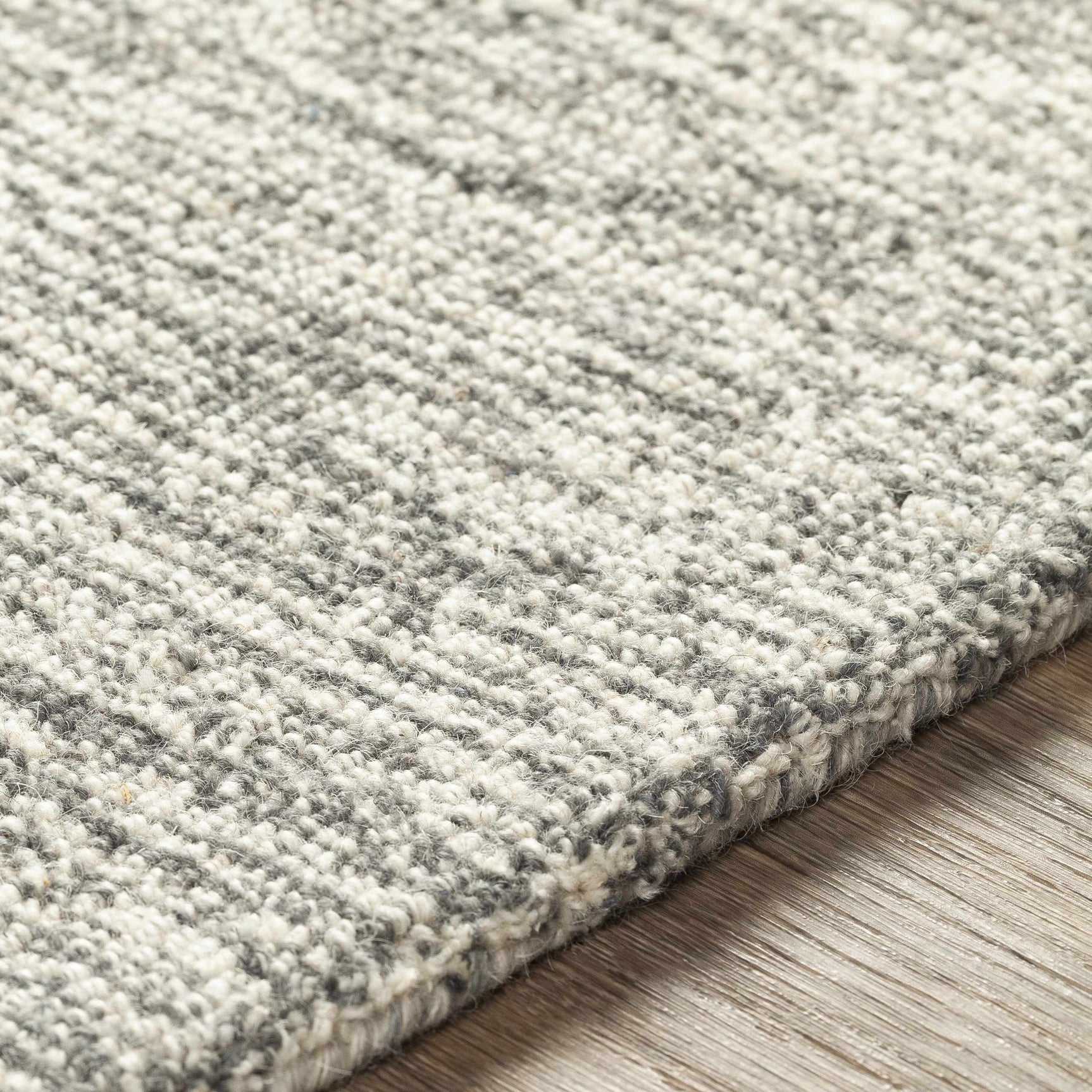 Hertfordshire Gray Trellis Tassel Wool Rug - Clearance - Ornate Home