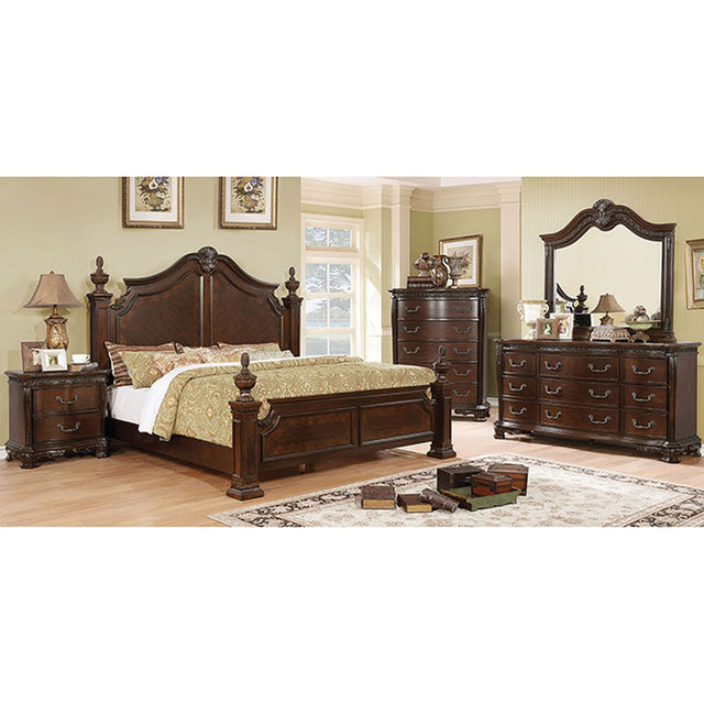 Hesperos Brown Cherry Mirror - Ornate Home