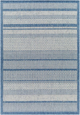 Hessa Blue Outdoor Area Rug - Clearance - Ornate Home