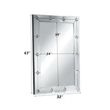 Hessa Mirrored & Faux Rhinestones Wall Decor - Ornate Home