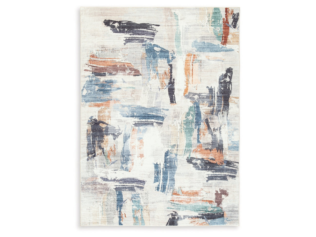 Hessland Multi 8' x 10' Washable Rug - Ornate Home